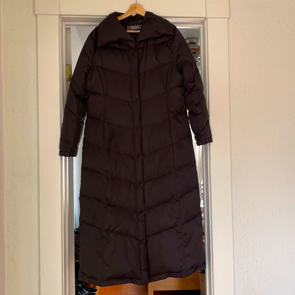 Kenneth Cole Long Black Puffer Coat